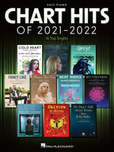 Chart Hits of 2021-2022 piano sheet music cover